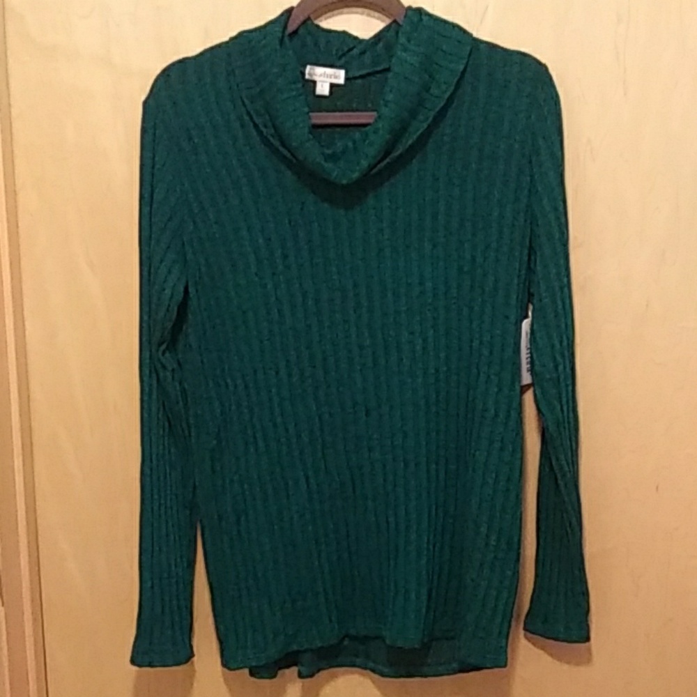 Charming Charlie Teal Scoop Neck Tunic